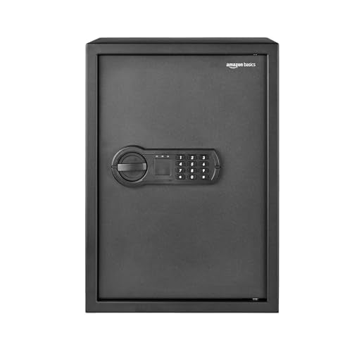 Amazon Basics 1.8 Cu Ft Steel Home Security Safe with Electronic Keypad Lock