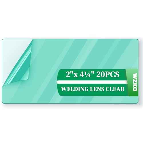 20Pcs of 2" x 4.25" Universal Welding Helmet Hood Replacement Clear Lens Cover 2x4 1/4 optical grade Premium Quality Clear Plastic Cover Lenses