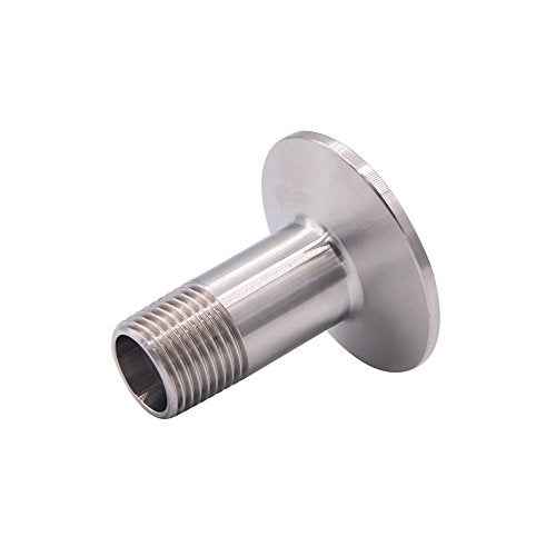 DERNORD Sanitary Male Threaded Pipe Fitting to TRI CLAMP (OD 50.5mm Ferrule) (Pipe Size: 1/2" NPT)