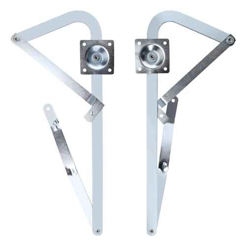 55-2 Attic Ladder Hinge Arms 1 Pair Fits for 2010-Up Werner Mk 5, WU2210, W2208, W2210 Attic Ladder Pull Down System Hardware Kit Counter Balance Arms Hinge Kit