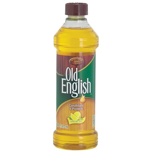 Old English Lemon Oil Furniture Polish 16 Fl Oz - Protect & Restore Wood Surfaces