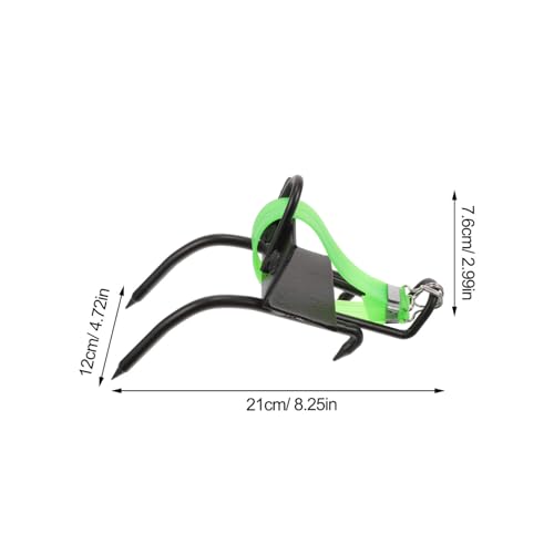 GANAZONO Tree Climbing Spike Set Safety Adjustable Belt Lanyard Rope Belt 2 Gears