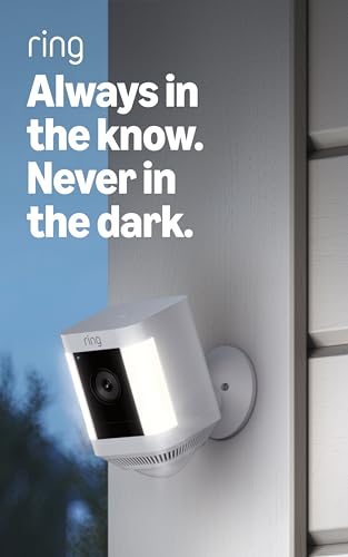 Ring Spotlight Cam Plus Battery Security Camera - White, 1 Pack