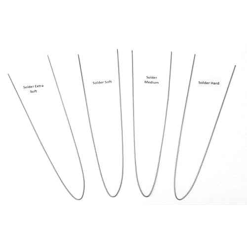 Jewelry Silver Solder Wire Assorted 4 Types Easy Soft, Soft, Medium & Hard Soldering Made in USA