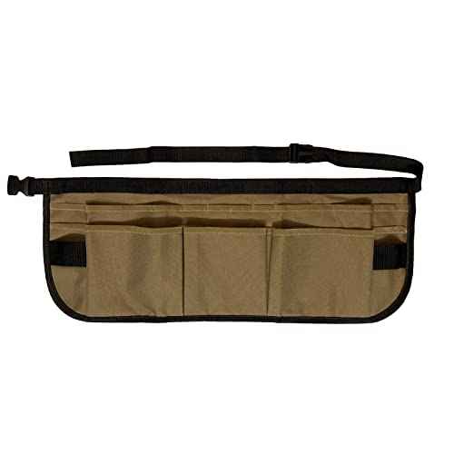 PATILWON 13 Pocket Gardening Tool Waist Belt Bag Oxford Garden Work Apron with 2 Hanging Hole Adjustable Pouch for Men Women