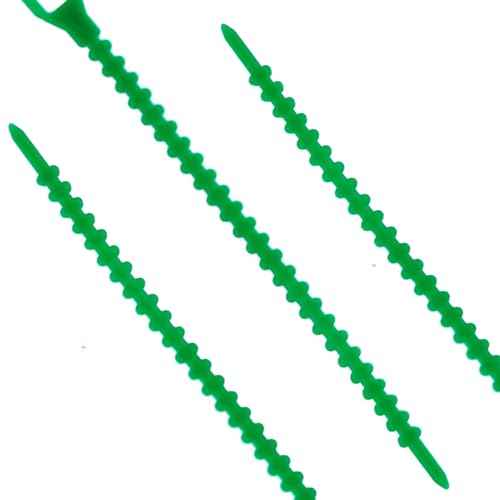 GXXMEI 200PCS Adjustable Plant Ties - Flexible Green Multi-Function Sturdy Garden Twist Tie for Plant Support, Tree, Shrub - PT-200