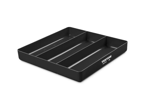 TEKTON 3-Compartment Organizer Tray, Black, 3.4 x 10.3 in, 1.5 in H