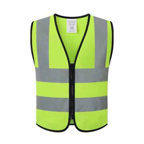 Kids Safety Vest - Hi Vis Reflective Vest for Kids - Running, Cycling