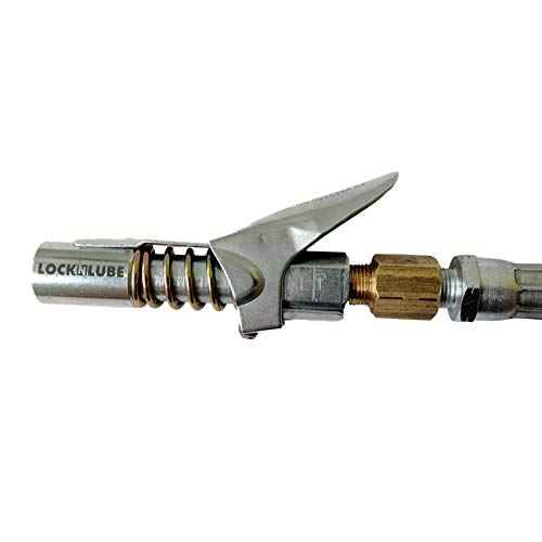 LockNLube Metric 10x1 (f) to 1/8" NPT (m) Adapter