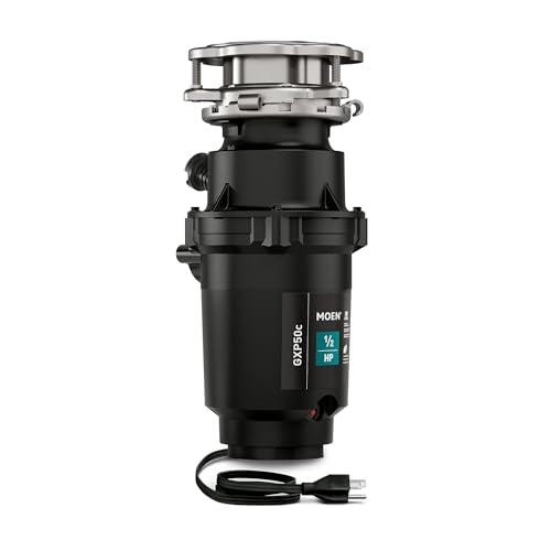 Moen Prep Series PRO 0.5 HP Compact Continuous Feed Garbage Disposal with Power Cord
