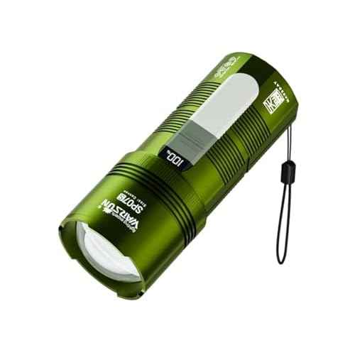 WARSUN SP07S Rechargeable LED Flashlight High Lumens ? 2800 Lumens Zoomable Spotlight, Warm Side Light, 7 Modes Including Cool White, Warm, Red, 6000mAh Battery, Power Display, for Camping