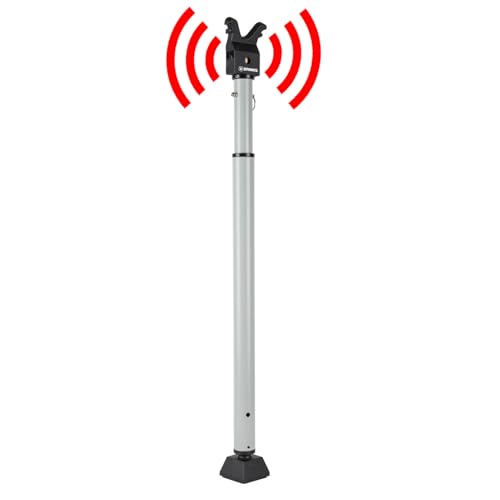 BRINKS Portable Adjustable Door Security Bar with 121dB Alarm
