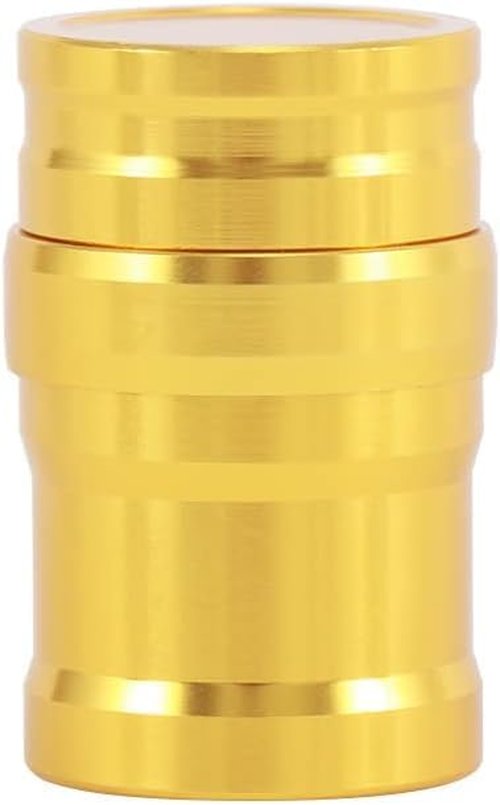 Gold Portable Metal Mini Alcohol Lamp, 10ml Liquid Lighter Stoves Tools, Mini Ignition Tool for Travel Camping Hiking