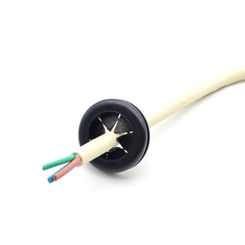 Fctoerg 1-Inch Rubber Grommets for Wiring Firewall Hole Plugs - 13/16" Inner Diameter, Pack of 6