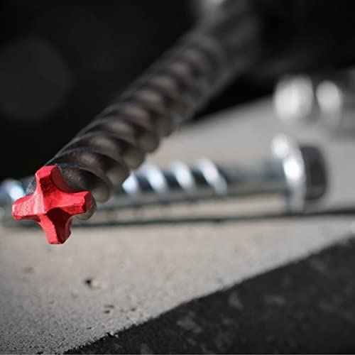 Diablo Rebar Demon SDS-Plus 4-Cutter Full Carbide Head Hammer Drill Bit - 3/8" Diameter, 6" Length, 4" Working Length - DMAPL4140