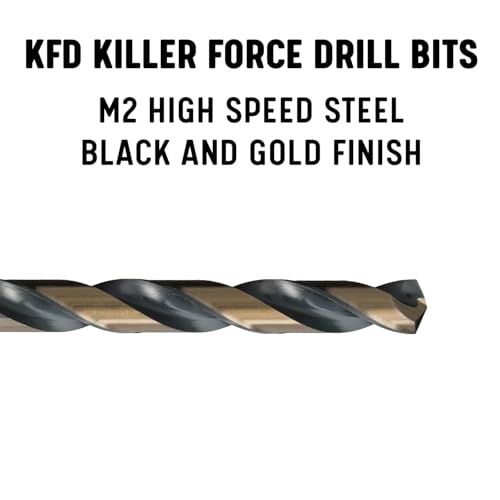 1/8 Inch High Speed Steel Split Point Drill Bit Pack of 12 - KFD Series