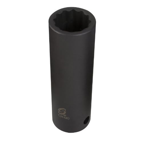 Sunex 267218 1/2-Inch Drive 18-mm 12-Point Deep Impact Socket