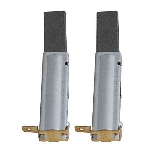 Vacuum Motor Carbon Brush Replacement Parts for Industrial Home Grey Shell Pack of 2