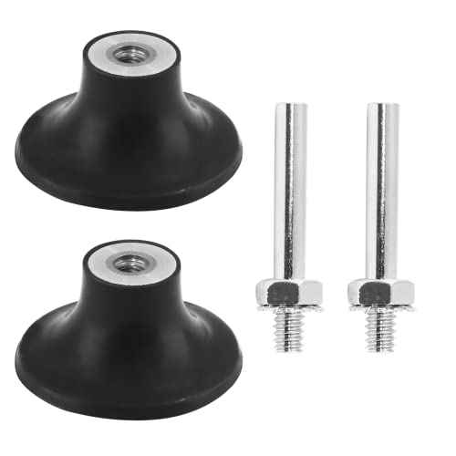 Litoexpe 2 Inch Disc Pad Holder for Roloc, 2-Pack Quick Change Disc Attachments for Polishing, Sanding and Surface Preparation, with 1/4 Inch Shank