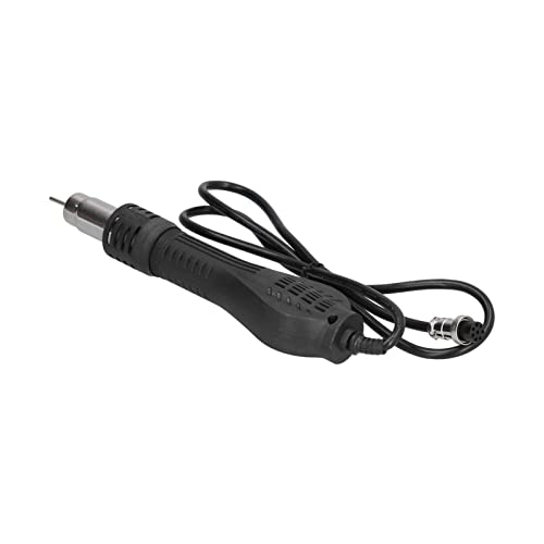 Hot Air Gun Handle, Professional Mini Heat Gun Handle 8 Hole 4 Core Smart Cooling Flexible Welding Tools Replacement Accessories