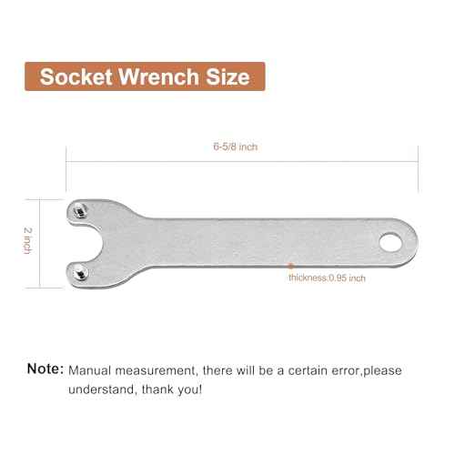 2 Pack N079326 Angle Grinder Wrench Replace Genuine Equipment for De-walt D28112, D28114, D28402, D28402B, D28402K, D28402N