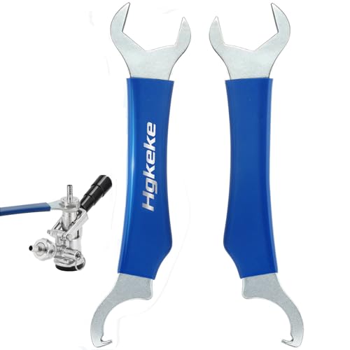 2-Pack Beer Tap Wrench, Stainless Steel Faucet Tool for Keg Coupler & Tower Maintenance