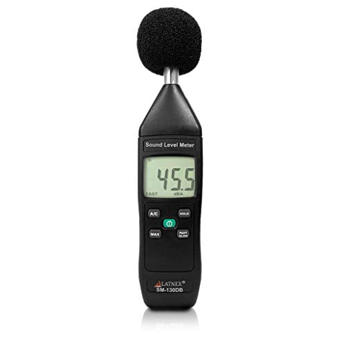 LATNEX SM-130DB Digital Sound Level Meter Type 2, 35-130dB, Cert