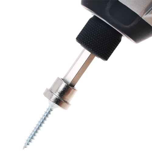 AUTOTOOLHOME 6pcs Drywall Screw Bit Magnetic Drywall Screw Setter Driver Bits for Plasterboard with 2" Quick Change Drill Bit Holder Positioning Bits Batch Head