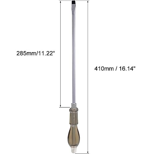 Utoolmart Slotted Impact Screwdriver 12 Inch Keystone Demolition Driver Magnetic 1Pcs