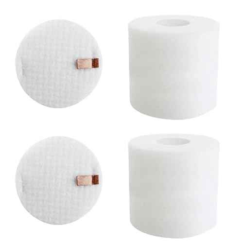 SCREENTRONICS 2 Pack Foam Filter Kit Replacement for Shark IQ Robot Vacuum Self-Empty Base R101AE RV1000S RV1001AE RV1101ARUS RV2502AE RV2520A0US RV912S UR1000SR UR1005AE UR1105ARUS