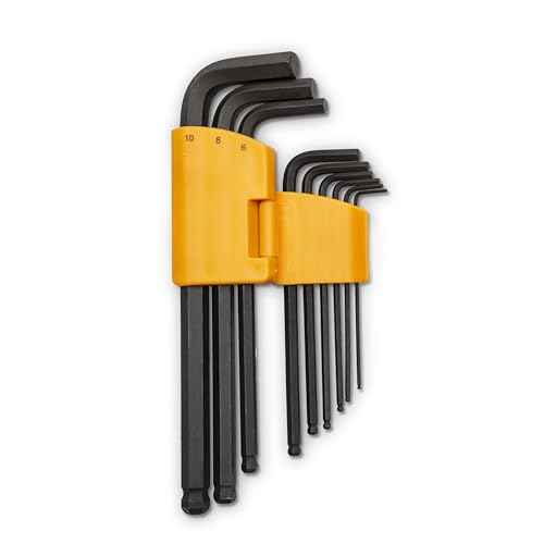 GEARWRENCH 9 Piece Metric Ball End Long Arm Hex Key Set - 83521