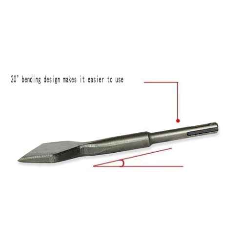 3" Wide SDS Plus Chisel, Tile Removal Tool, SDS Chisel Drill Bit, Wall and Floor Thin Layer Removal Slotting Chisel, SDS Plus Drill Bit, Renovation Spatula Tool, (3" X 6.5")