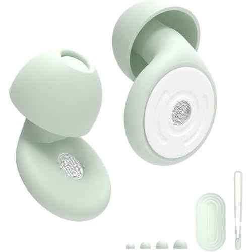 Ear Plugs for Sleeping Noise Cancellin Hearing Protection Ear Plugs with 8 Eartips and Carrying Case