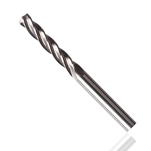 Yakamoz 10 Pack 1/8" Shank Spiral CNC End Mill Router Bits Upcut Milling Cutters for MDF Acrylic Wood PVC, 4 Flutes, 15mm Cutting Length, Flat End