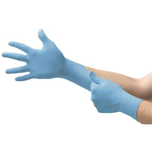 Ansell MICROFLEX 10-733 Daily Defense Disposable Nitrile Gloves for Cleaning, Food Prep, First Aid