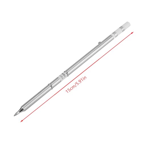 T12 Series Soldering Iron Tips, Stainless Steel Soldering Tips, Copper Solder Tips, Soldering Station Tip Welding Tool Replacement for FX-951 Rework Station (T12-D08)