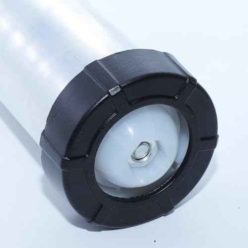 Sausage Caulking Gun Front Cap, Durable Sausage Caulk Gun Aluminum Front Cover with Cone Nozzles(Black-3 Pack)