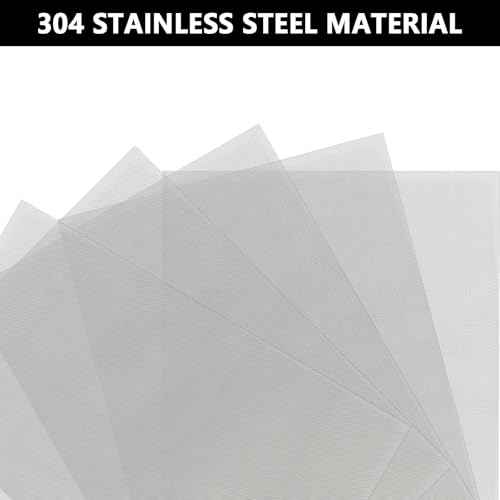 ZNB 5PCS Reinforcing Stainless Steel Mesh for Bumper Kayak Thermoplastic Repairs - Use with Plastic Welding Kit