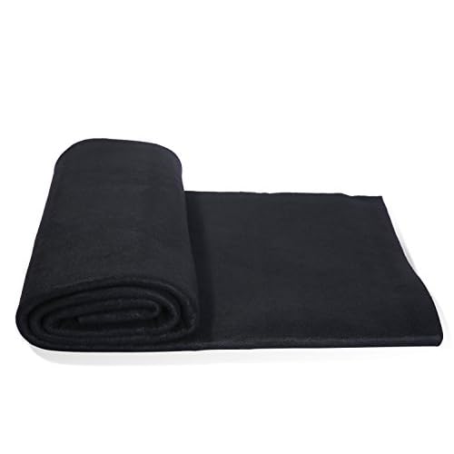 High Temp 24"X36"X1/4'' Felt Carbon Fiber Welding Blankets Black (24 x 36 inches)
