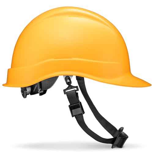 ACERPAL Cap Style Non-Vented Solid Color OSHA Hard Hat with 6-Point Suspension