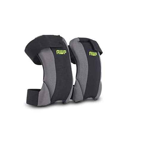 AWP Low-Profile Fabric Cap Work Knee Pads | Non-Marring Non-Scratching All-Day Comfort Knee Pads | One Size