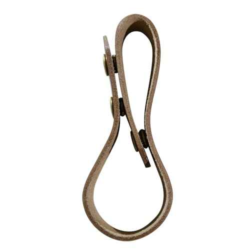 Cowhide Leather Whip Holster -Thick Grain Leather Whip Holder Indiana Jones Whip Holder,Brown BullWhip Belt Holster Handmade for Cowboy