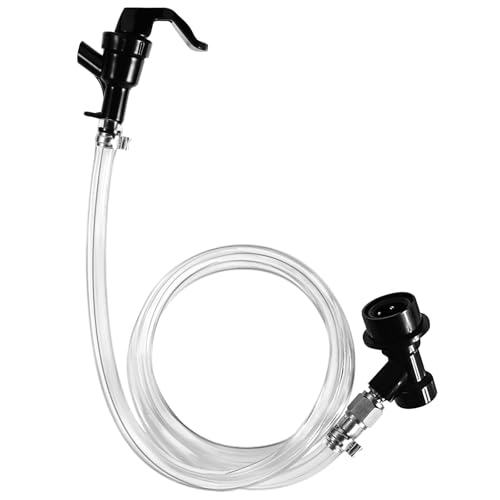 Ferroday 5ft Ball Lock Beer Line Assembly Kit for Corny/Keg Taps - Includes 5 ft Tube & Accessories