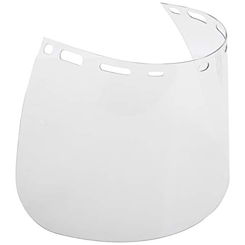 Replacement Face Shield, 8"x 15.5"x .040, Clear Polycarb, Model 15151