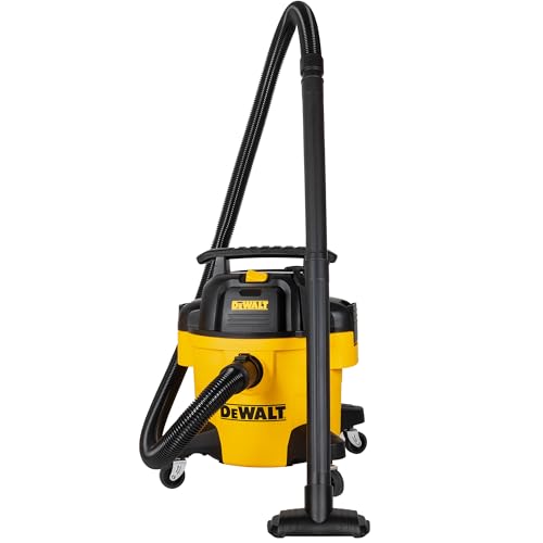 DeWalt 6 Gal 4 HP Wet Dry Shop Vacuum with Blower - Portable Heavy Duty Cleaner