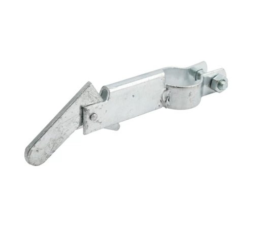 Chain Link 1 5/8" or 2" [1 7/8" OD] Duckbill Gate Holdback - Gate Open Keeper (Pressed Steel)