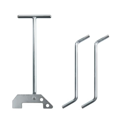 Garbage Disposal Wrench Set – 2 Allen Wrenches & Key Wrench for Unjamming