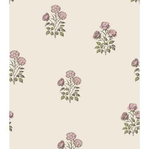 Vintage Floral Peel and Stick Wallpaper Retro Rose Flower Contact Paper for Cabinets Self Adheisve Floral Wallpaper for Bedroom Accent Wall Cabinets Drawers Gilrs Room - 17.3¡±¡¿78.7¡±