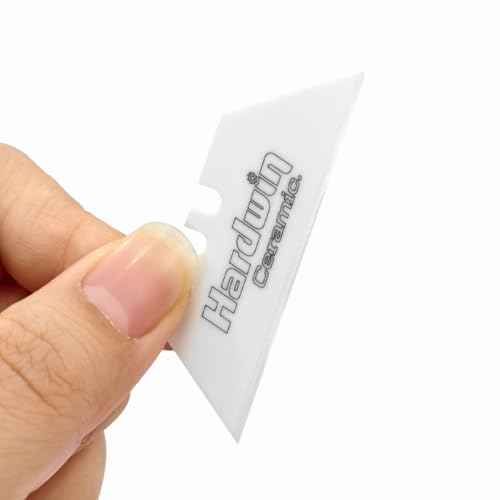 Zirconia Ceramic Blades - 5Pack Replacement Utility Blades for Utility Knives, Ceramic Craft, Precision Box Cutter, Durable Craft Knife