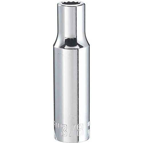 CRAFTSMAN Deep Socket, SAE, 1/2-Inch Drive, 3/8-Inch, 12-Point (CMMT99177)